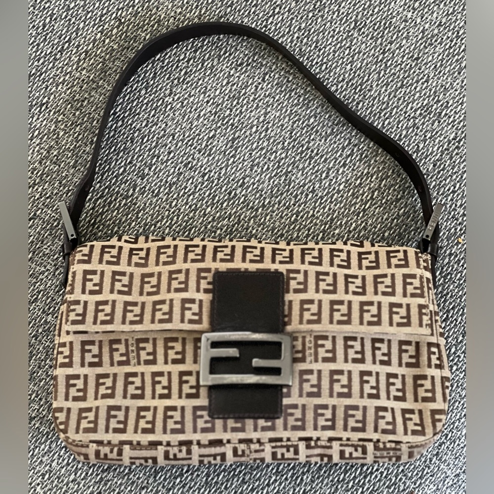 Fendi Zuccino baguette bag